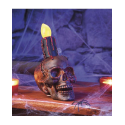 Lampe Halloween en forme de crâne
