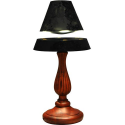 Lampe de chevet classique avec abat-jour qui lévite par magnétisme