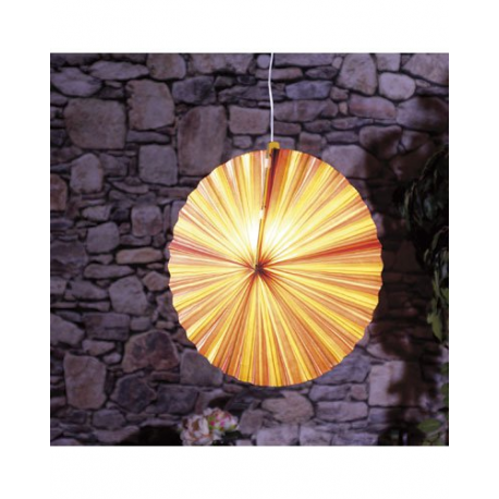 Lampe en papier parasol - Jaune orangé