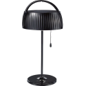 Lampe de bureau Noire à LED ultra lumineuses à énergie solaire + Batterie rechargeable