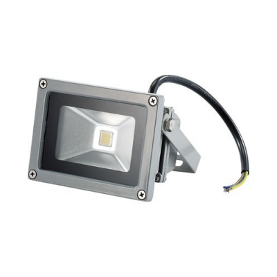 Projecteur d'extérieur à LED ultra puissante sans connecteur secteur - 10 W - Blanc chaud