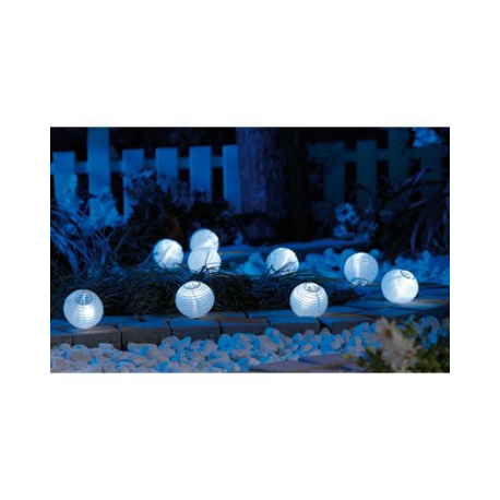 Ligne de boules lumineuses à LED pour extérieur