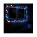 Guirlande d'ampoules 100 LED colorées - Convient pour l'extérieur - Longueur 9 m