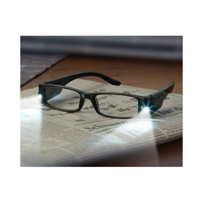 Lunettes avec 2 LED intégrées - + 1 dioptrie