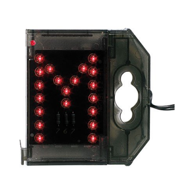 Lettre lumineuse LED - Signalisation - M rouge