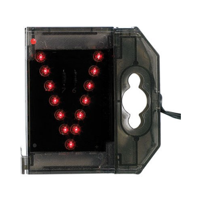 Lettre lumineuse LED - Signalisation - V rouge