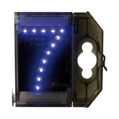 Chiffre lumineuse LED Nombre - Signalisation - ''7'' bleu