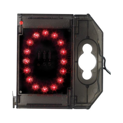 Chiffre lumineuse LED Nombre - Signalisation - ''0'' rouge