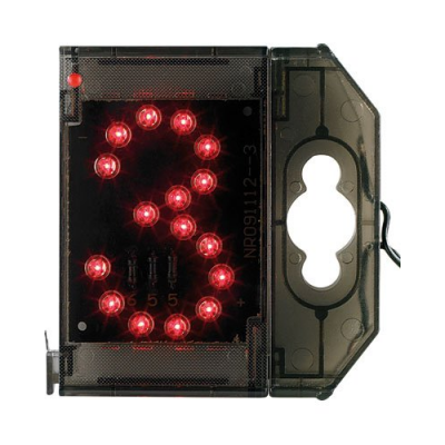 Chiffre lumineuse LED Nombre - Signalisation - ''3'' rouge