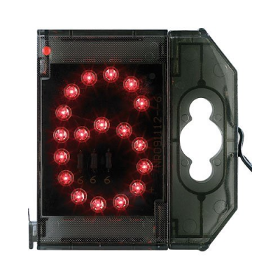 Chiffre lumineuse LED Nombre - Signalisation - ''6'' rouge