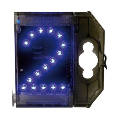 Chiffre lumineuse LED Nombre - Signalisation - ''2'' bleu