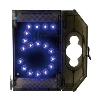 Chiffre lumineuse LED Nombre - Signalisation - ''5'' bleu
