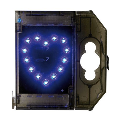 Caractère spécial lumineux à LED  " Coeur " bleu
