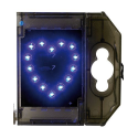 Caractère spécial lumineux à LED  " Coeur " bleu