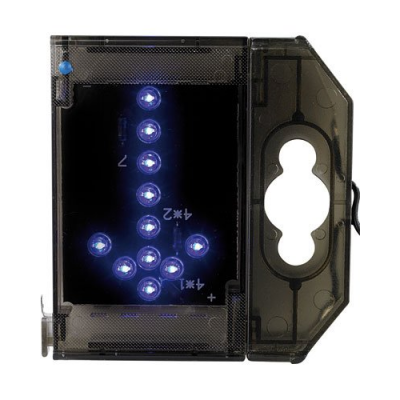 Caractère spécial lumineux à LED  " Flèche bas " bleu