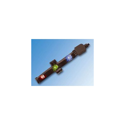 Croix pour barres de 9 diodes LED Rouge Bleu Vert