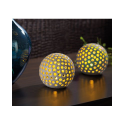 2 Boules Lumineuse à LED en céramique - Piles AG13 incluses