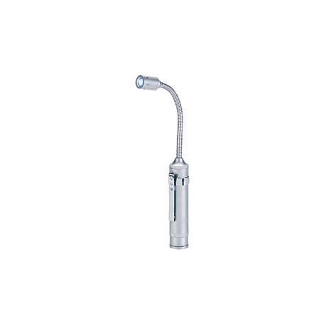 Lampe de poche à col de cygne flexible avec boîtier en aluminium