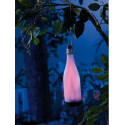 Lanterne de jardin à LED et à énergie solaire en forme de bouteille - Blanc chaud