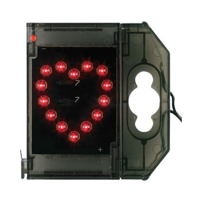 Caractère lumineux LED - Signalisation - Coeur Rouge