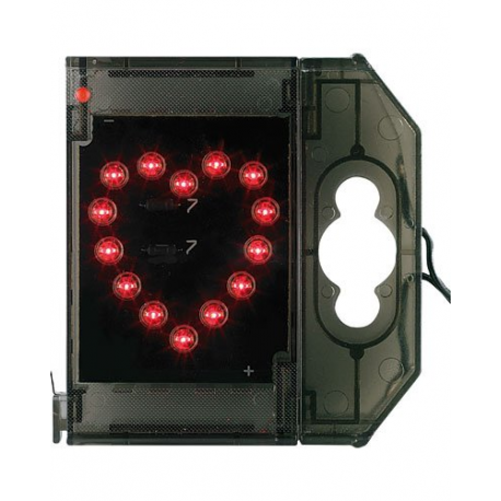 Caractère lumineux LED - Signalisation - Coeur Rouge