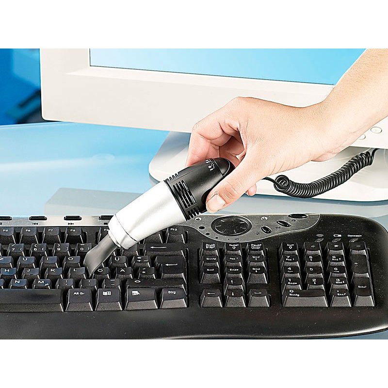 Mini Aspirateur USB - Dépoussiérer votre clavier d'ordinateur