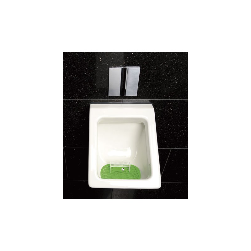 Urinoir KNMY Grille durinoir pour les toilettes des hommes Murs de but Protection anti-éclaboussures Tamis amusant de football 18,5 x 19,5 cm Accessoire urinoir de football 