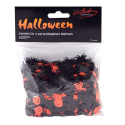 Décoration de table Halloween avec confettis Noirs et Oranges