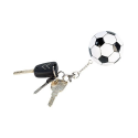 Porte-clés en forme de ballon de foot avec poncho imperméable à l'intérieur