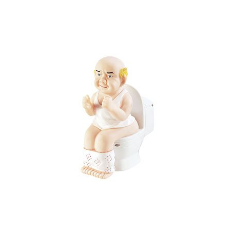 Hauts parleurs pour toilettes fun - Homme sur le trône