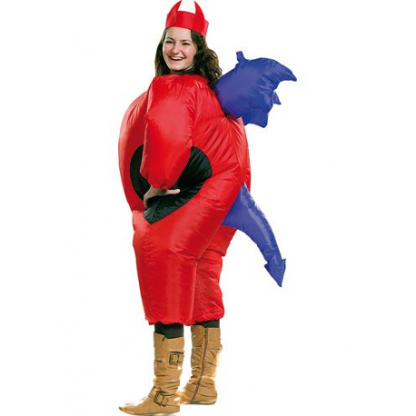 Costume gonflable de Diable - Taille universelle