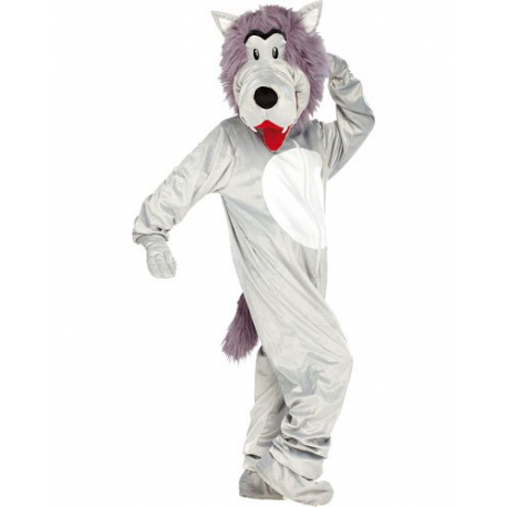 Costume de loup en fourrure synthétique - Taille universelle - Convient pour l'extérieur