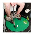 Minigolf pour toilettes avec putter et green