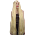 Perruque femme cheveux blonde longue déguisement
