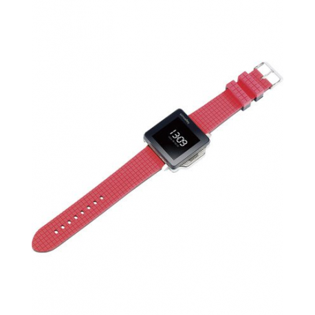 Bracelet rouge Softouch pour Simvalley PW-315