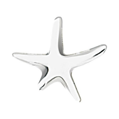Boucles d'oreilles étoile de mer en argent pure sterling