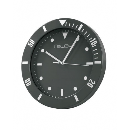 Horloge murale design noire