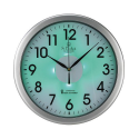 Horloge murale classique avec mise à jour automatique - rétro éclairée et fluorescent - Diamètre 30 cm