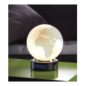 Réveil / Lampe globe terrestre avec 16 mélodies différentes