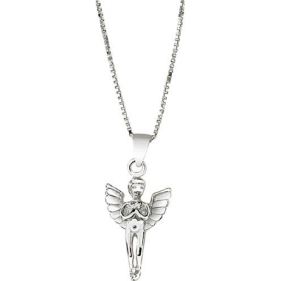 Pendentif pour collier en argent 925 - Ange