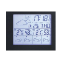 Station météo avec hygromètre + phases lunaires + prévisions à 4 jours