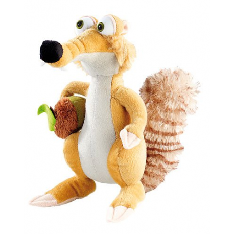 Peluche Âge de Glace - Scrat - 20 cm