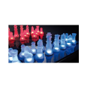 Jeu d'échecs lumineux à LED Rouge et Bleu