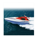 Bateau de course télécommandé - Longueur 37 cm