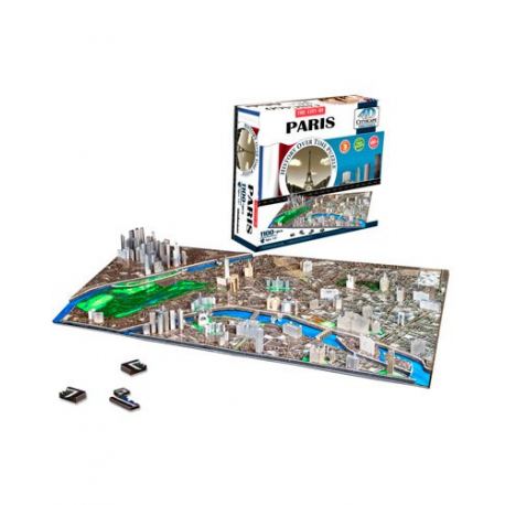 Puzzle 3D - Voyage dans le temps à Paris - 1100 pièces