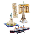 5 Puzzle 3D monuments