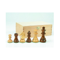 32 Pièces d'échecs feutrées en bois de buis 76 mm