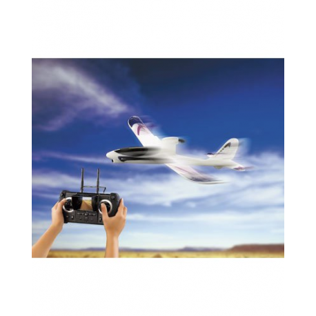 Avion télécommandé Pilote automatique + batterie 450 mah + caméra HD - Portée 600 m - Envergure 843 mm