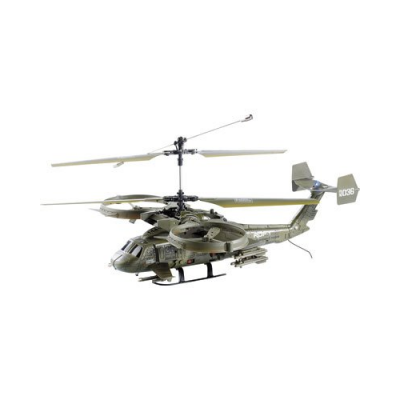 Hélicoptère de combat télécommandé avec gyroscope électronique - Diamètre rotor 40,1 cm