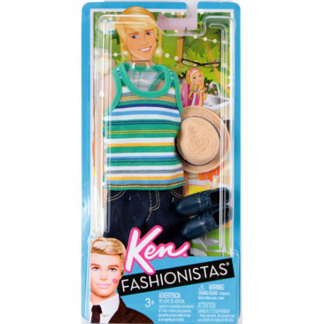 Tenue de campagne pour Poupée Ken - Accessoires Barbie Fashionistas - Mattel